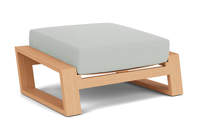 Lloyd Flanders - Pursuit Ottoman In Toffee Cream Finish With Callen Celadon Fabric - 4520171882024 view 2