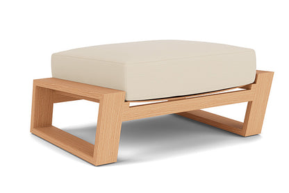 Lloyd Flanders - Pursuit Ottoman In Toffee Cream Finish With Callen Pearl Fabric - 4520171882021 view 1