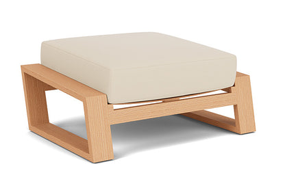 Lloyd Flanders - Pursuit Ottoman In Toffee Cream Finish With Callen Pearl Fabric - 4520171882021 view 2