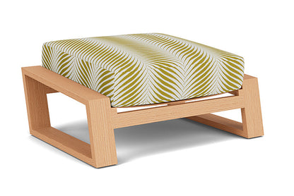 Lloyd Flanders - Pursuit Ottoman In Toffee Cream Finish With Clock Out Dew Fabric - 4520171882083 view 2