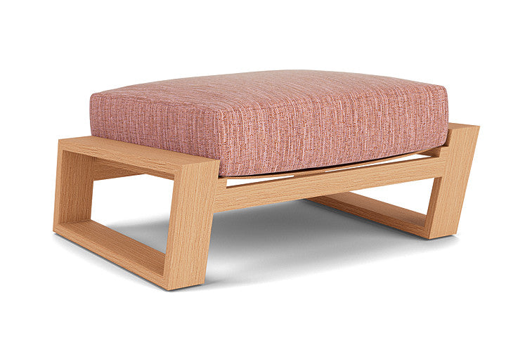Lloyd Flanders - Pursuit Ottoman In Toffee Cream Finish With Friendly Carnival Fabric - 4520171882043 view 1