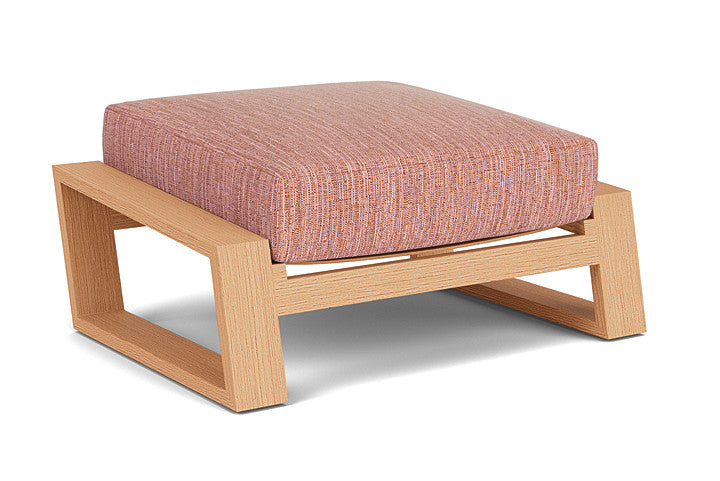 Lloyd Flanders - Pursuit Ottoman In Toffee Cream Finish With Friendly Carnival Fabric - 4520171882043 view 2