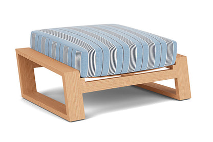 Lloyd Flanders - Pursuit Ottoman In Toffee Cream Finish With Hansen Sky Fabric - 452017188064 view 2