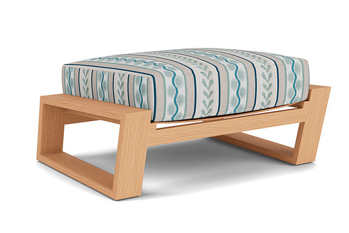 Lloyd Flanders - Pursuit Ottoman In Toffee Cream Finish With Ilona Resort Fabric - 4520171882069 view 1
