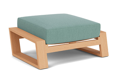 Lloyd Flanders - Pursuit Ottoman In Toffee Cream Finish With Loveboat Mint Fabric - 4520171882010 view 2