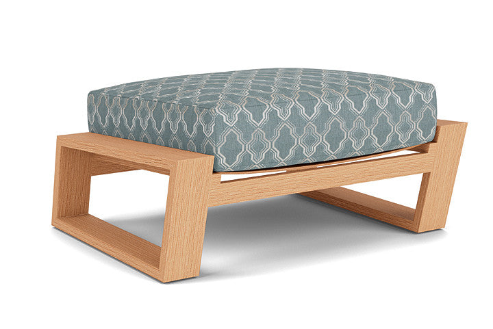 Lloyd Flanders - Pursuit Ottoman In Toffee Cream Finish With Luna Mist Fabric - 4520171882070 view 1
