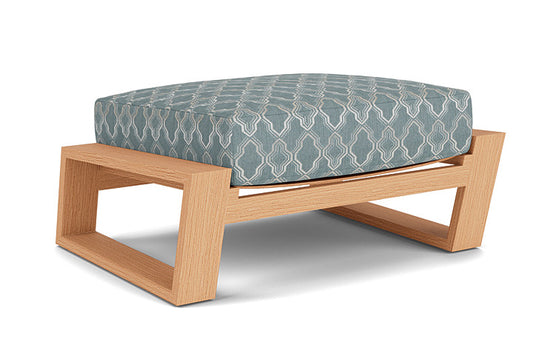 Lloyd Flanders - Pursuit Ottoman In Toffee Cream Finish With Luna Mist Fabric - 4520171882070 view 1