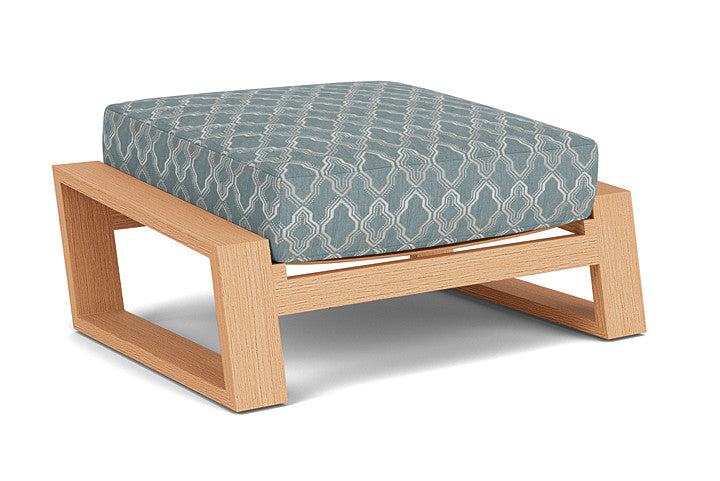Lloyd Flanders - Pursuit Ottoman In Toffee Cream Finish With Luna Mist Fabric - 4520171882070 view 2