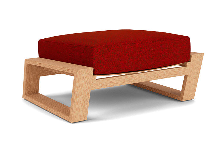 Lloyd Flanders - Pursuit Ottoman In Toffee Cream Finish With Partyline Lollipop Fabric - 4520171882054 view 1