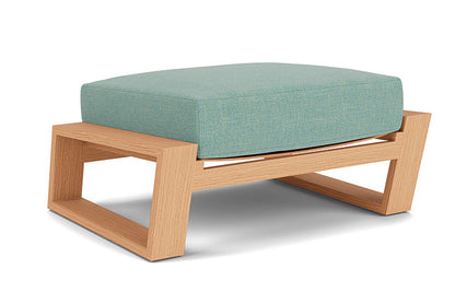Lloyd Flanders - Pursuit Ottoman In Toffee Cream Finish With Pavian Pool Fabric - 4520171882045 view 1