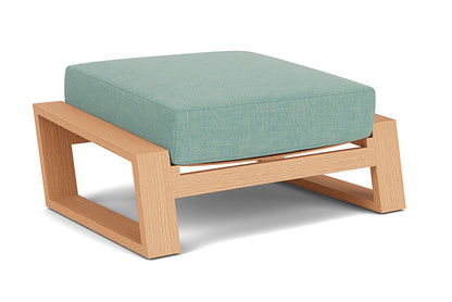 Lloyd Flanders - Pursuit Ottoman In Toffee Cream Finish With Pavian Pool Fabric - 4520171882045 view 2