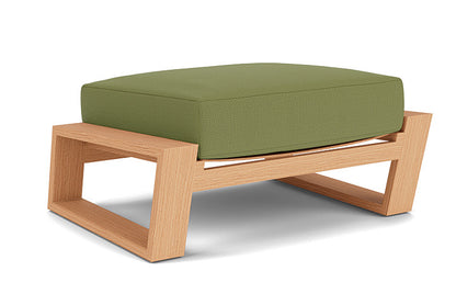 Lloyd Flanders - Pursuit Ottoman In Toffee Cream Finish With Reflections Grass Fabric - 4520171882051 view 1