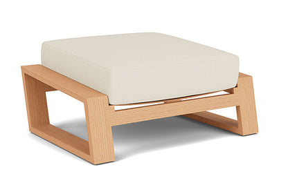 Lloyd Flanders - Pursuit Ottoman In Toffee Cream Finish With Sailcloth Sailor Fabric - 452017188434 view 2