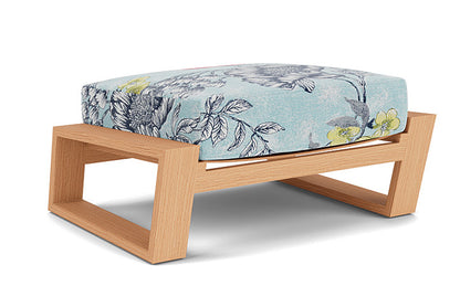 Lloyd Flanders - Pursuit Ottoman In Toffee Cream Finish With Serena Floral Meadow Fabric - 4520171882079 view 1