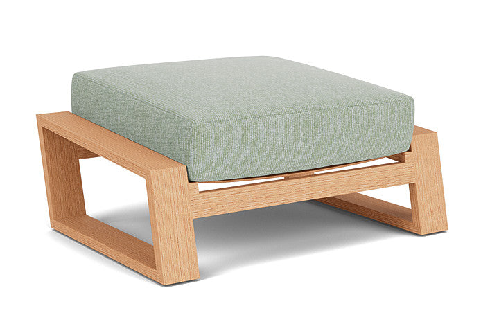 Lloyd Flanders - Pursuit Ottoman In Toffee Cream Finish With Serene Spa Fabric - 4520171882031 view 2