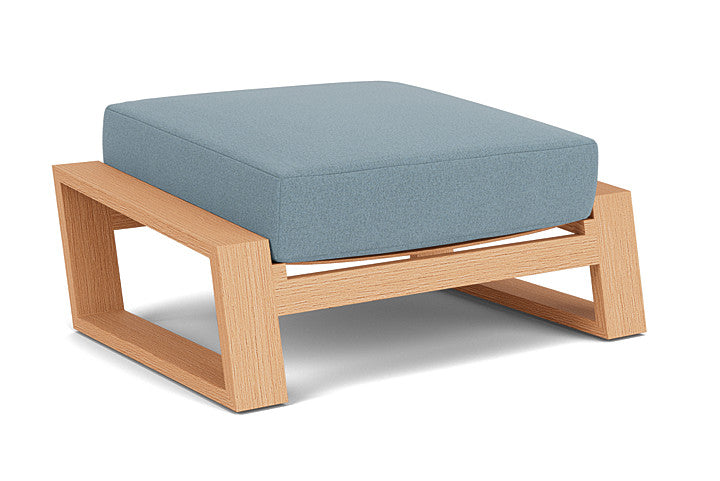Lloyd Flanders - Pursuit Ottoman In Toffee Cream Finish With Unearth Mist Fabric - 4520171882068 view 2