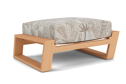 Lloyd Flanders - Pursuit Ottoman In Toffee Cream Finish With Wayfarer Dune Fabric - 4520171882073 view 1