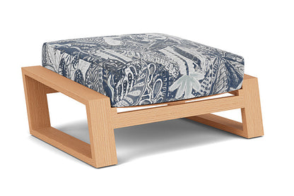 Lloyd Flanders - Pursuit Ottoman In Toffee Cream Finish With Wayfarer Mist Fabric - 4520171882074 view 2