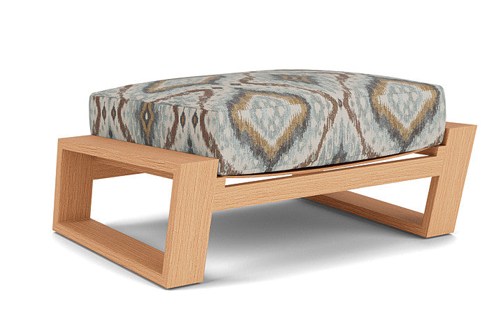 Lloyd Flanders - Pursuit Ottoman In Toffee Cream Finish With Yoko Mist Fabric - 452017188727 view 1