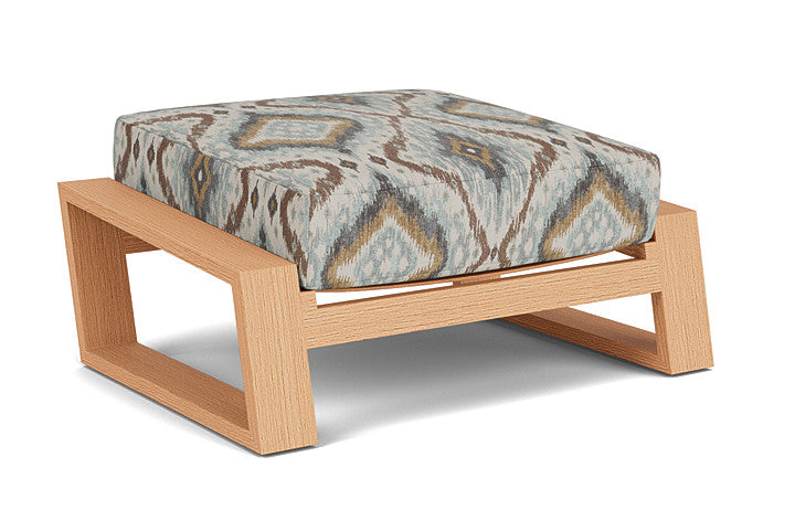 Lloyd Flanders - Pursuit Ottoman In Toffee Cream Finish With Yoko Mist Fabric - 452017188727 view 2