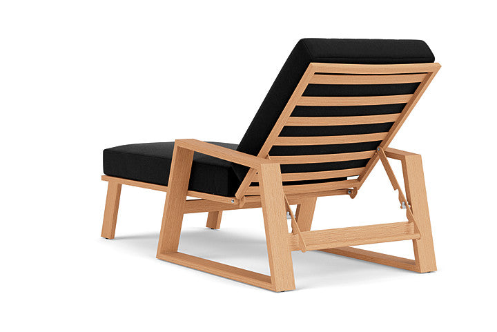 Lloyd Flanders - Pursuit Pool Chaise In Toffee Cream Finish With Canvas Black Fabric - 452020188157 view 2