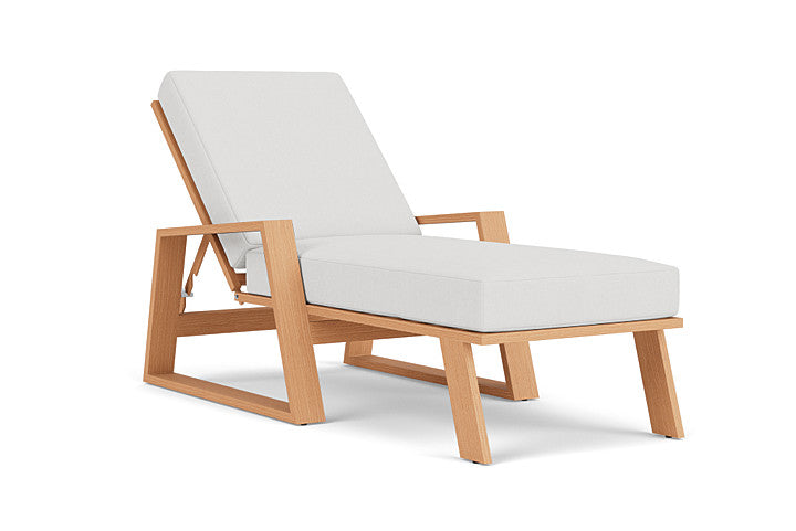 Lloyd Flanders - Pursuit Pool Chaise In Toffee Cream Finish With Canvas Natural Fabric - 452020188159 view 1