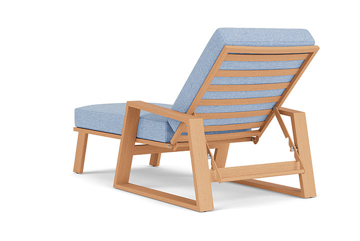 Lloyd Flanders - Pursuit Pool Chaise In Toffee Cream Finish With Demo Skyway Fabric - 452020188065 view 2