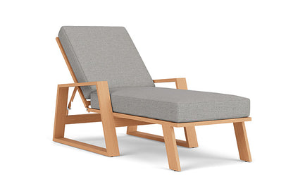Lloyd Flanders - Pursuit Pool Chaise In Toffee Cream Finish With Demo Stone Fabric - 452020188095 view 1