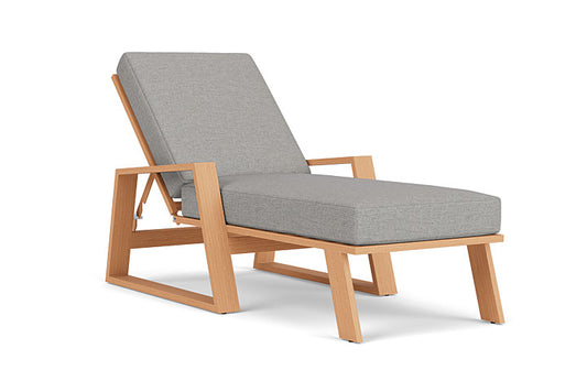 Lloyd Flanders - Pursuit Pool Chaise In Toffee Cream Finish With Demo Stone Fabric - 452020188095 view 1