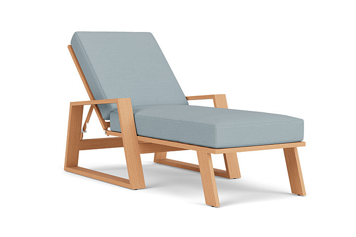 Lloyd Flanders - Pursuit Pool Chaise In Toffee Cream Finish With Kadogo Lake Fabric - 4520201882041 view 1
