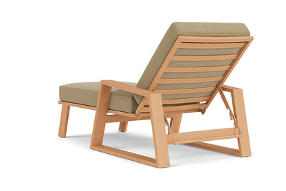 Lloyd Flanders - Pursuit Pool Chaise In Toffee Cream Finish With Loveboat Saffron Fabric - 4520201882009 view 2