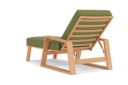 Lloyd Flanders - Pursuit Pool Chaise In Toffee Cream Finish With Reflections Grass Fabric - 4520201882051 view 2