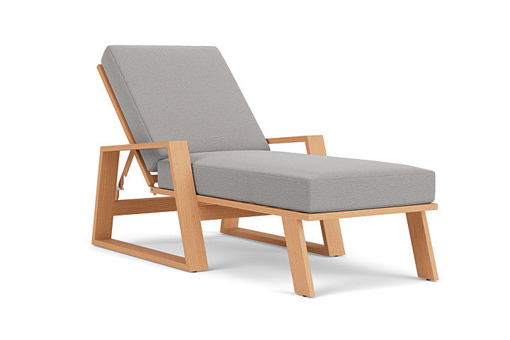 Lloyd Flanders - Pursuit Pool Chaise In Toffee Cream Finish With Remy Shadow Fabric - 4520201882004 view 1