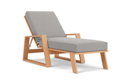 Lloyd Flanders - Pursuit Pool Chaise In Toffee Cream Finish With Remy Shadow Fabric - 4520201882004 view 1