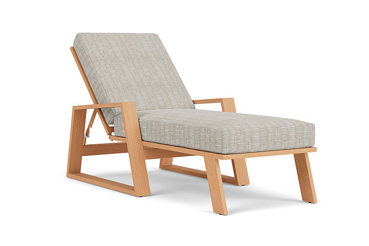 Lloyd Flanders - Pursuit Pool Chaise In Toffee Cream Finish With Romulo Mineral Fabric - 4520201882050 view 1
