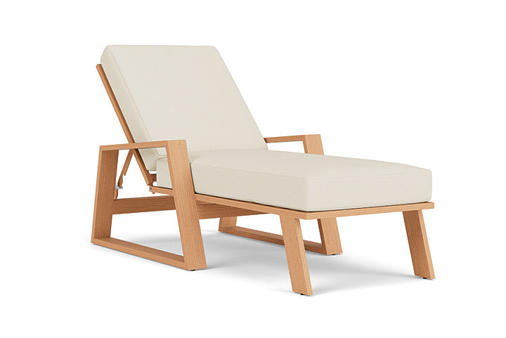 Lloyd Flanders - Pursuit Pool Chaise In Toffee Cream Finish With Sailcloth Sailor Fabric - 452020188434 view 1