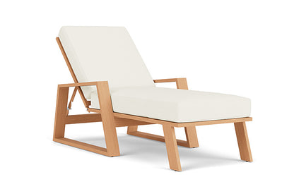 Lloyd Flanders - Pursuit Pool Chaise In Toffee Cream Finish With Sailcloth Salt Fabric - 452020188890 view 1
