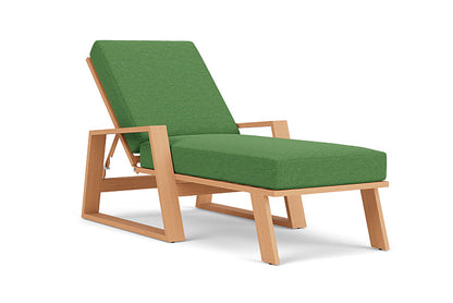 Lloyd Flanders - Pursuit Pool Chaise In Toffee Cream Finish With Seadog Botanical Fabric - 4520201882066 view 1