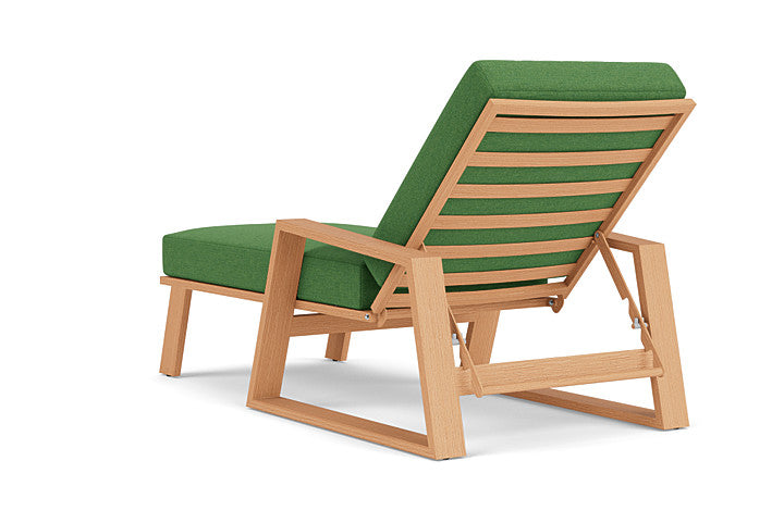 Lloyd Flanders - Pursuit Pool Chaise In Toffee Cream Finish With Seadog Botanical Fabric - 4520201882066 view 2