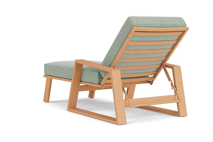 Lloyd Flanders - Pursuit Pool Chaise In Toffee Cream Finish With Serene Spa Fabric - 4520201882031 view 2