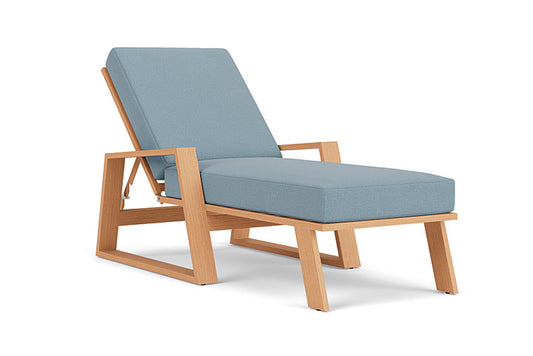Lloyd Flanders - Pursuit Pool Chaise In Toffee Cream Finish With Unearth Mist Fabric - 4520201882068 view 1