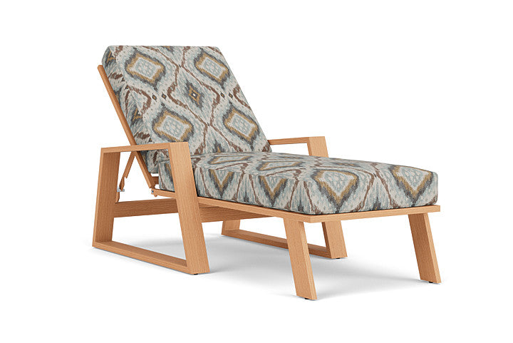 Lloyd Flanders - Pursuit Pool Chaise In Toffee Cream Finish With Yoko Mist Fabric - 452020188727 view 1