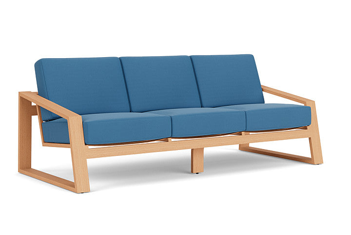 Lloyd Flanders - Pursuit Sofa In Toffee Cream Finish With Bamboo Bay Sky Fabric - 4520551882007 view 1
