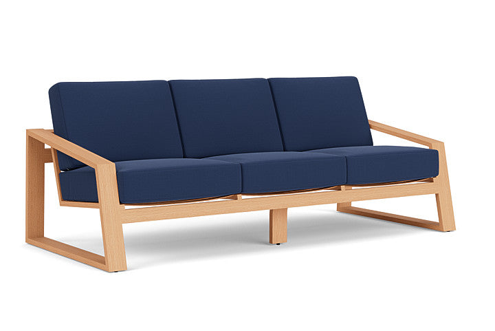 Lloyd Flanders - Pursuit Sofa In Toffee Cream Finish With Beach Navy Fabric - 4520551882013 view 1