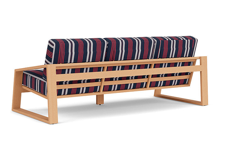 Lloyd Flanders - Pursuit Sofa In Toffee Cream Finish With Berkely Hall Navy Fabric - 4520551882063 view 2