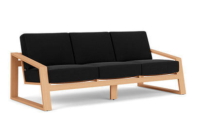 Lloyd Flanders - Pursuit Sofa In Toffee Cream Finish With Canvas Black Fabric - 452055188157 view 1