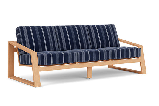 Lloyd Flanders - Pursuit Sofa In Toffee Cream Finish With Consider Indigo Fabric - 4520551881969 view 1