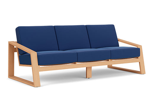 Lloyd Flanders - Pursuit Sofa In Toffee Cream Finish With Flagship Lapis Fabric - 4520551881813 view 1