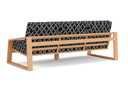 Lloyd Flanders - Pursuit Sofa In Toffee Cream Finish With Luna Onyx Fabric - 4520551882071 view 2