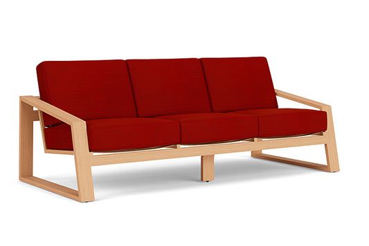 Lloyd Flanders - Pursuit Sofa In Toffee Cream Finish With Partyline Lollipop Fabric - 4520551882054 view 1